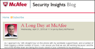 mcafee